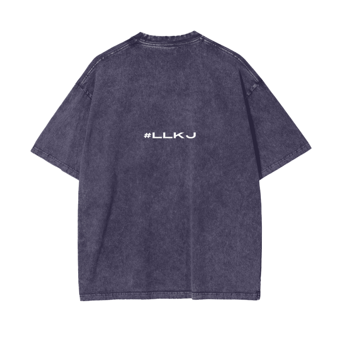 #LLKJ Acid Wash Oversize T-Shirt - 250 GSM