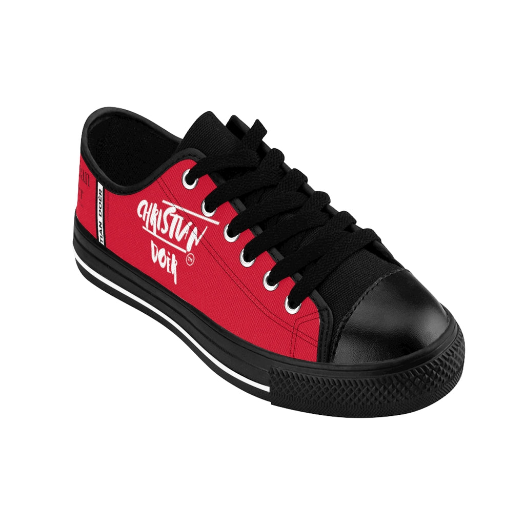 Christian Doer Canvas Shoes - Red
