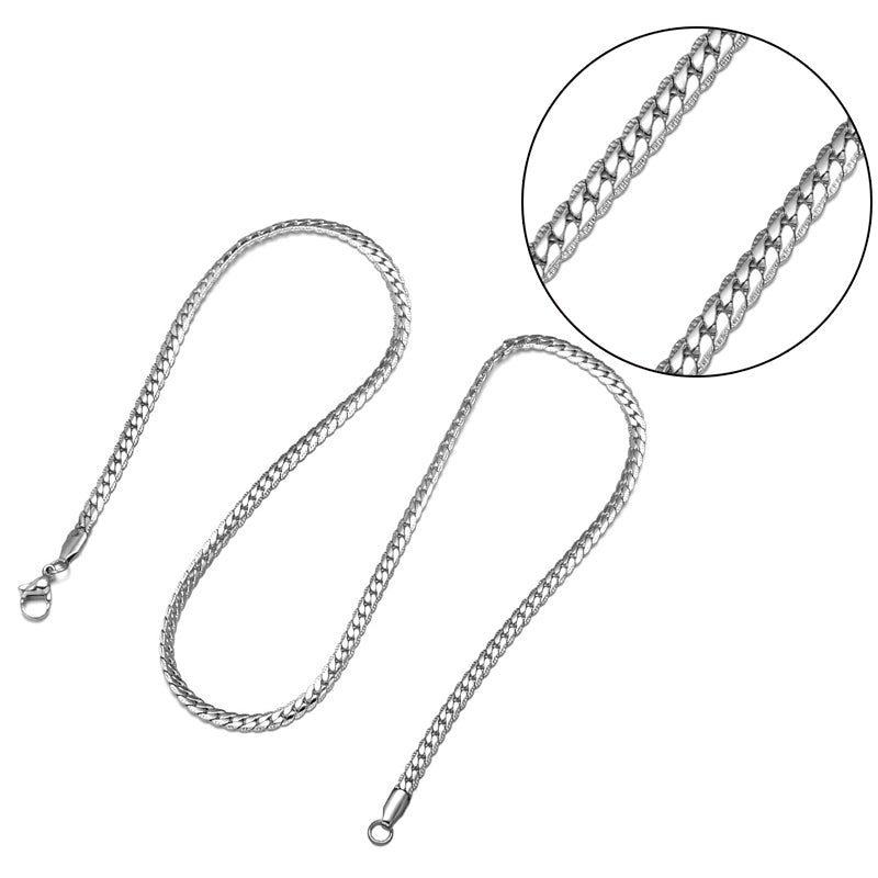 HIP Hop Gold Color stain resistant Steel Curb Cuban Link metal metal chain
Necklaces lovish style
Choker 50CM longer
Flat Snake metal metal chain
for Men Jewelry
