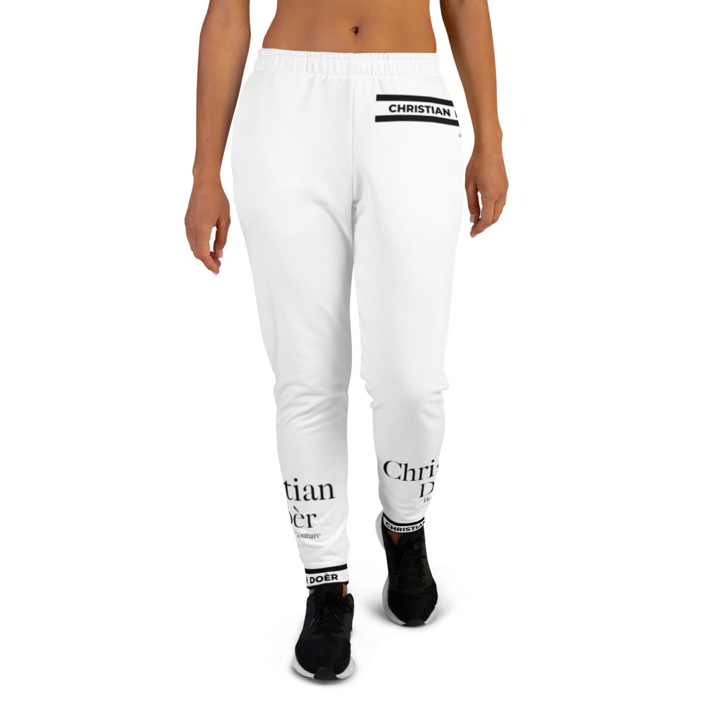 Christian Doer - Women's Joggers White – Christian Doèr Fashion