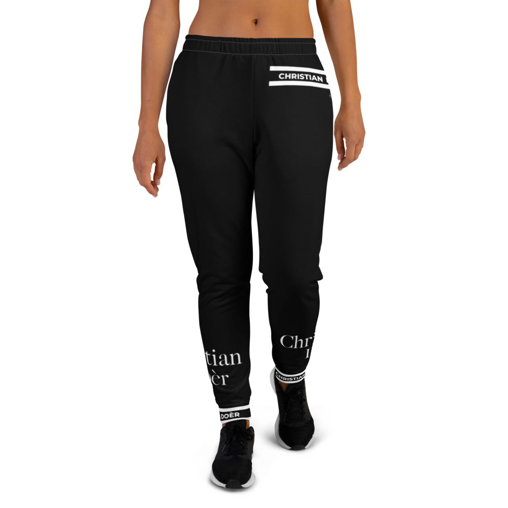 Christian Doer - Women's Joggers Black – Christian Doèr Fashion