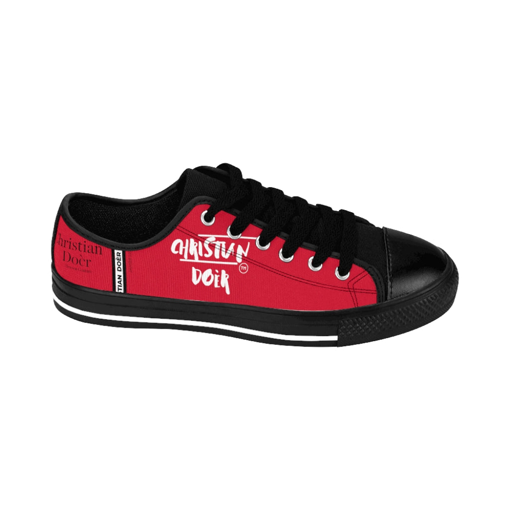 Christian Doer Canvas Shoes - Red