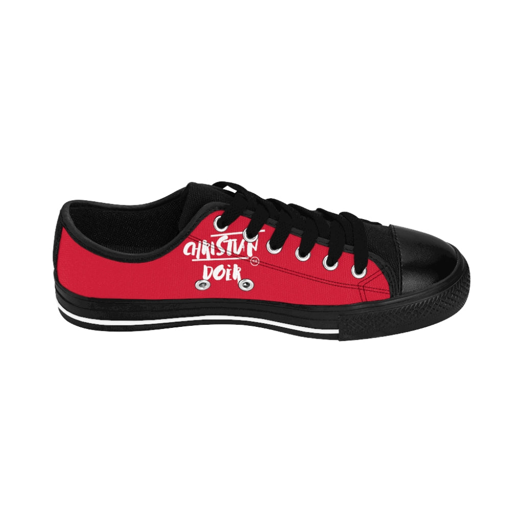 Christian Doer Canvas Shoes - Red