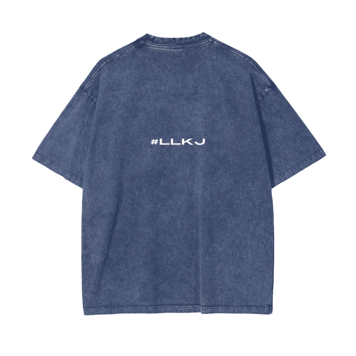 #LLKJ Acid Wash Oversize T-Shirt - 250 GSM