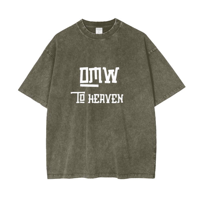 Acid Wash Oversize T-Shirt - 250 GSM