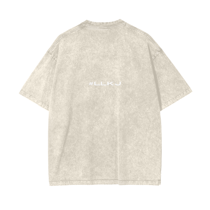 #LLKJ Acid Wash Oversize T-Shirt - 250 GSM