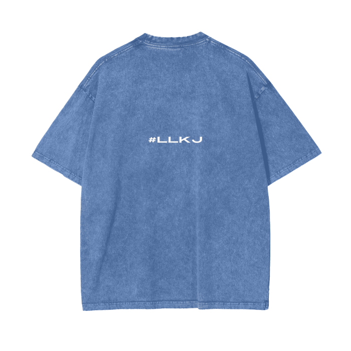 #LLKJ Acid Wash Oversize T-Shirt - 250 GSM