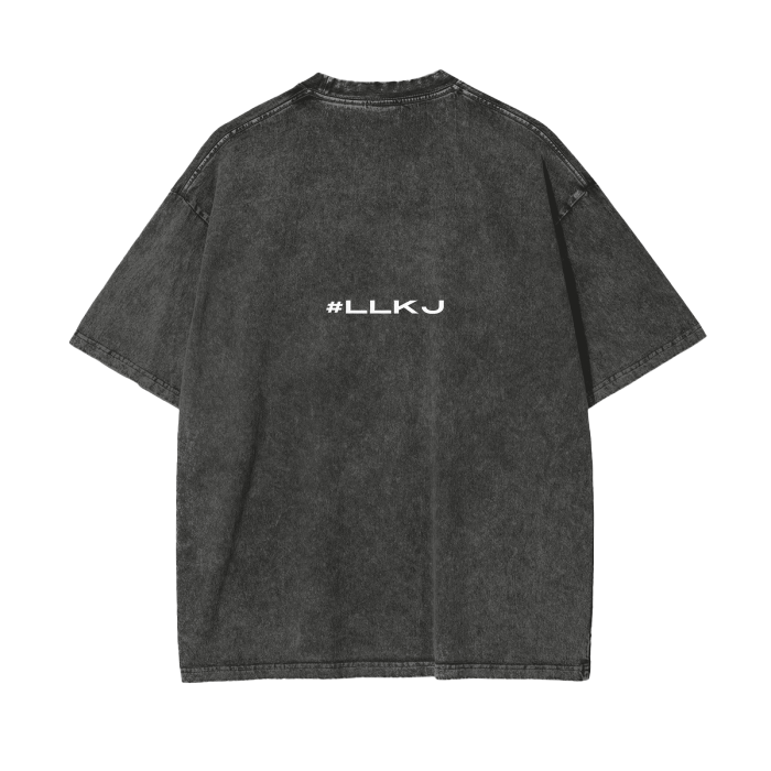 #LLKJ Acid Wash Oversize T-Shirt - 250 GSM