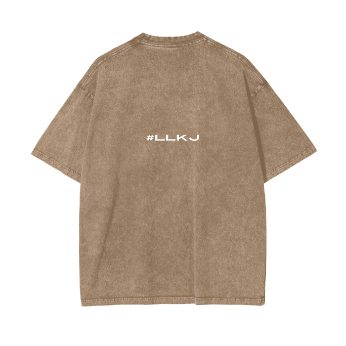 #LLKJ Acid Wash Oversize T-Shirt - 250 GSM