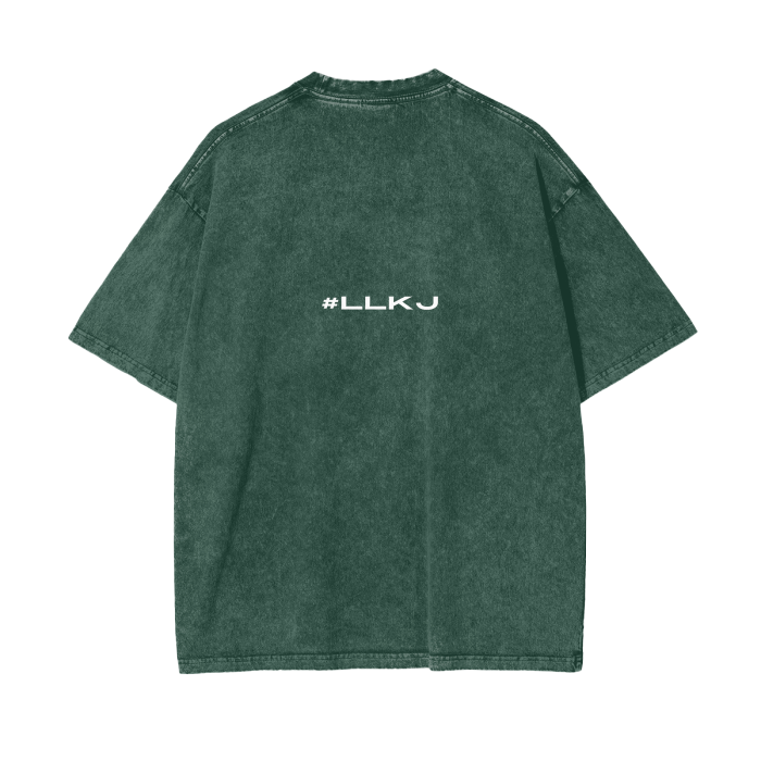 #LLKJ Acid Wash Oversize T-Shirt - 250 GSM