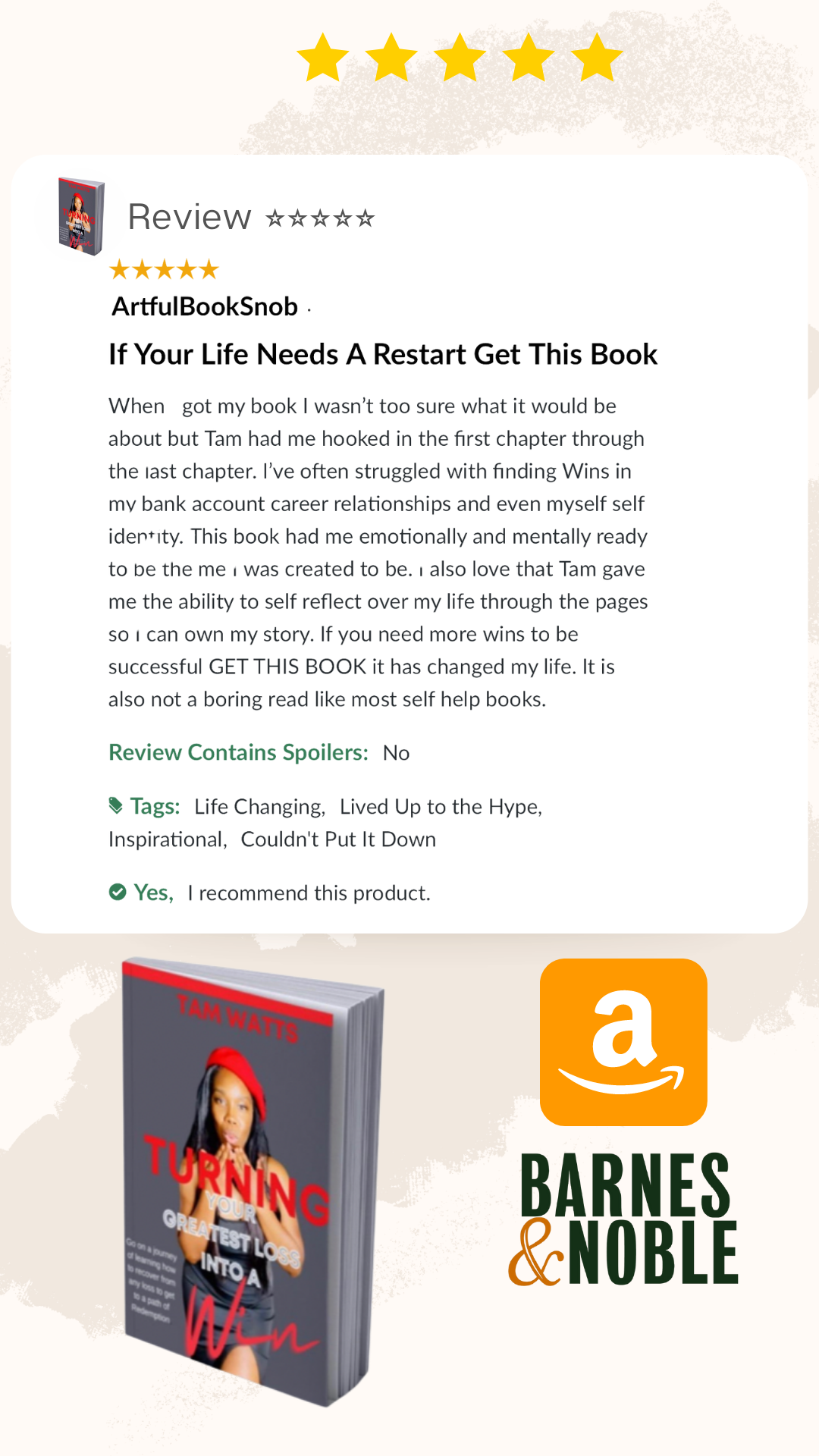 Turning Your Greatest Loss into a Win Book