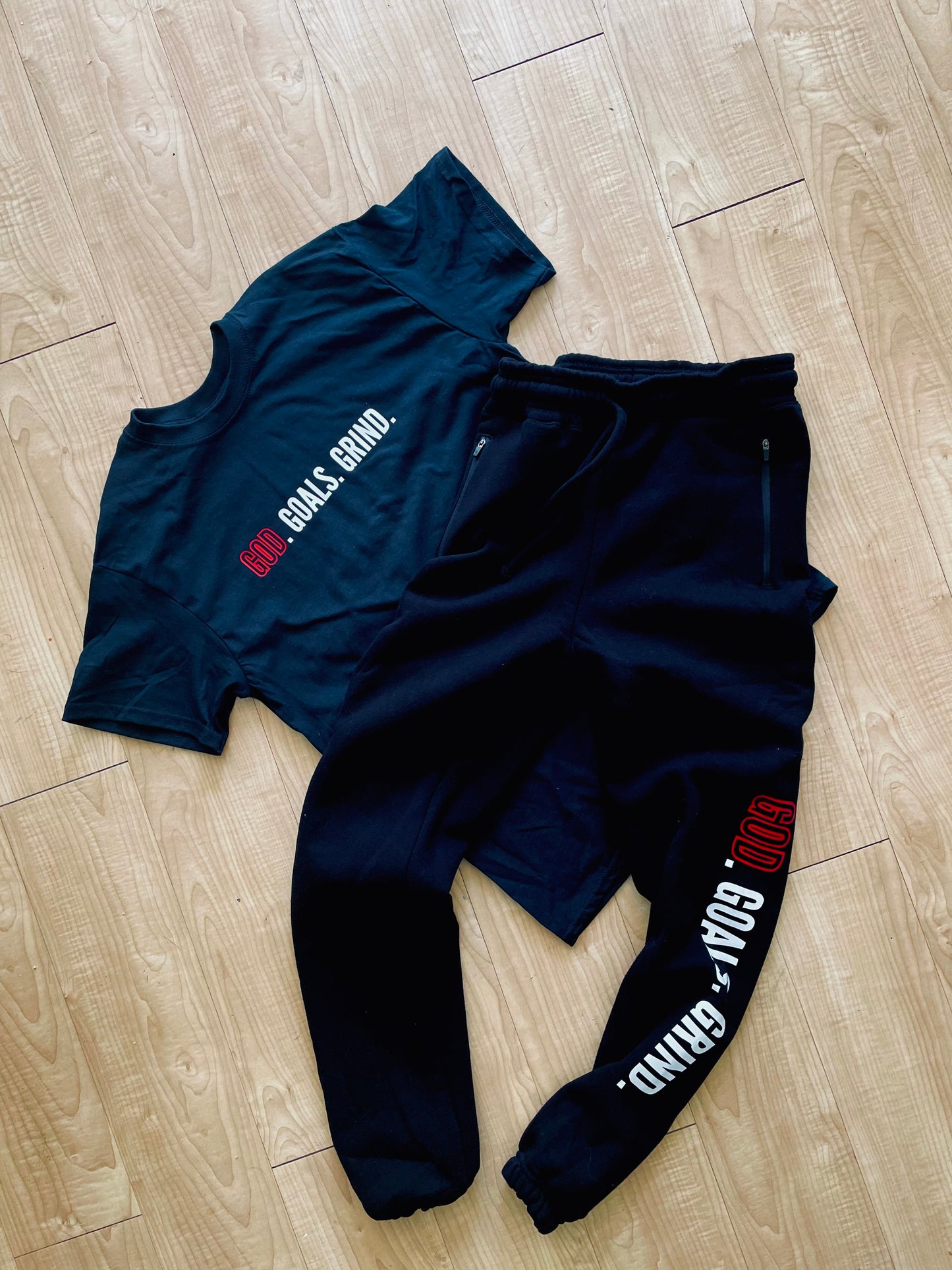 God. Goals. Grind. Pants/Shorts
