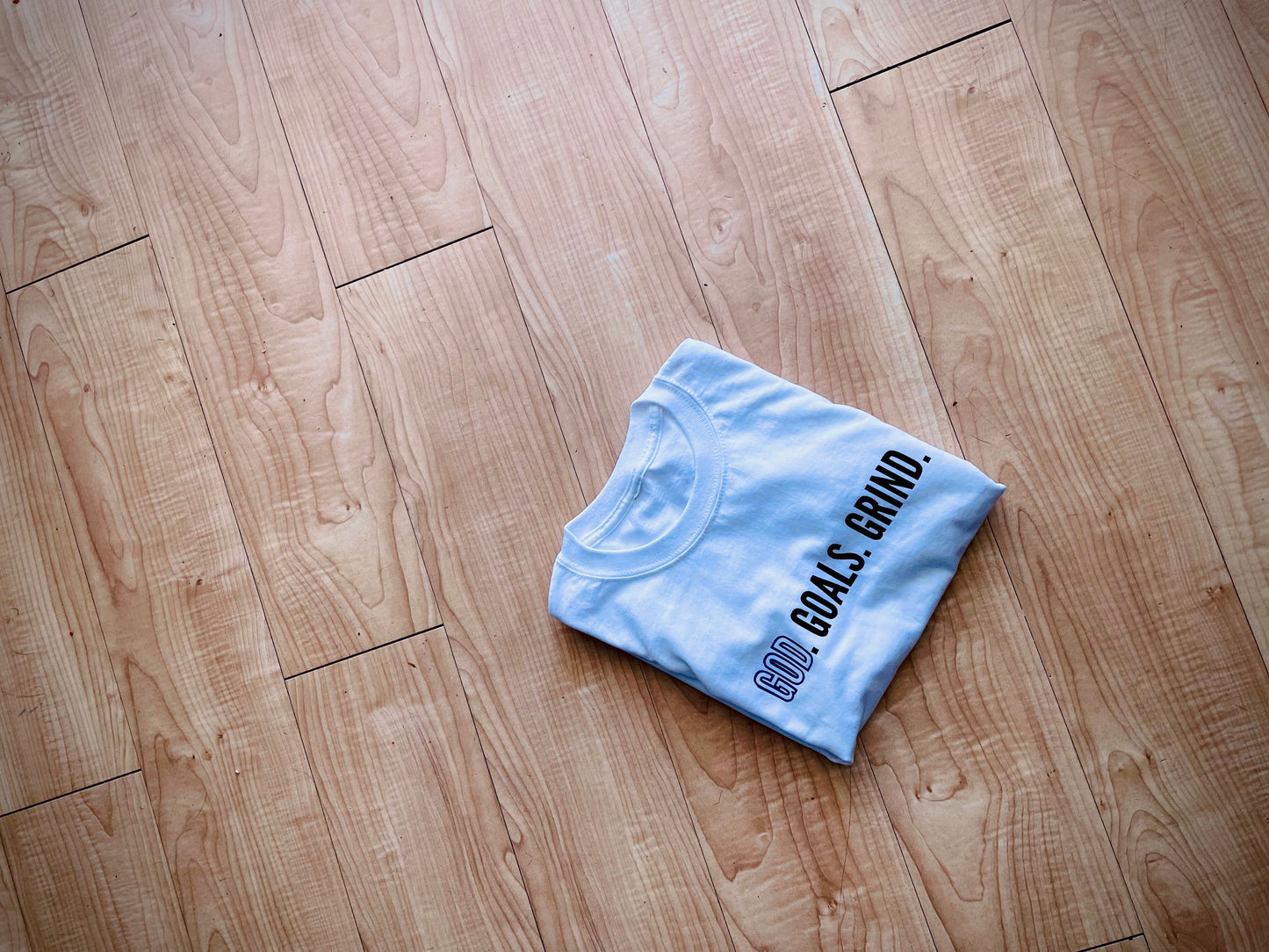 God. Goals. Grind. Christian Tee