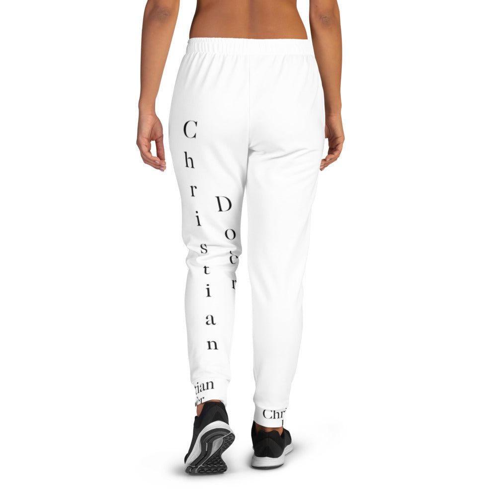 Christian Doer Heaven Label - Women's Joggers White